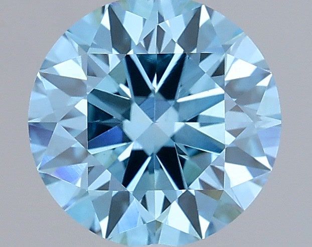 1.55 Carat Round Lab Diamond with  Cut Diamond in 14KT  view 1
