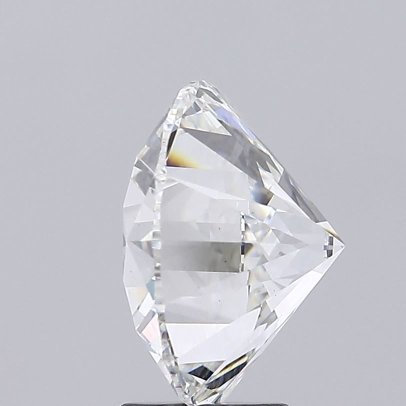 6.0 Carat Round Lab Diamond with  Cut Diamond in 14KT  view 1
