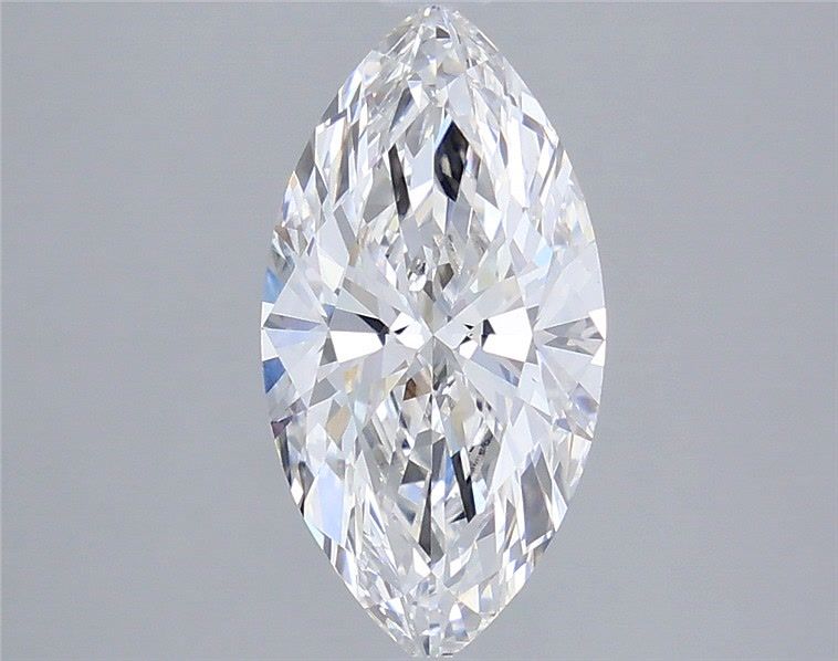 2.42 Carat Marquise Lab Diamond with  Cut Diamond in 14KT  view 1
