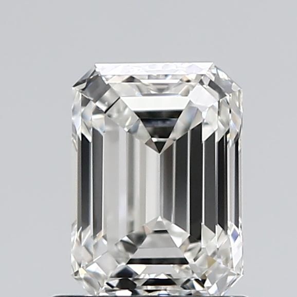 1.0 Carat Emerald Natural Diamond with  Cut Diamond in 14KT  view 1

