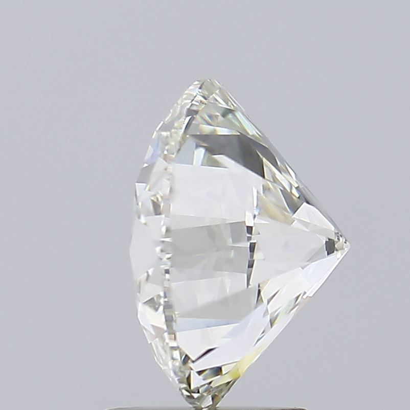 3.11 Carat Round Lab Diamond with  Cut Diamond in 14KT  view 1
