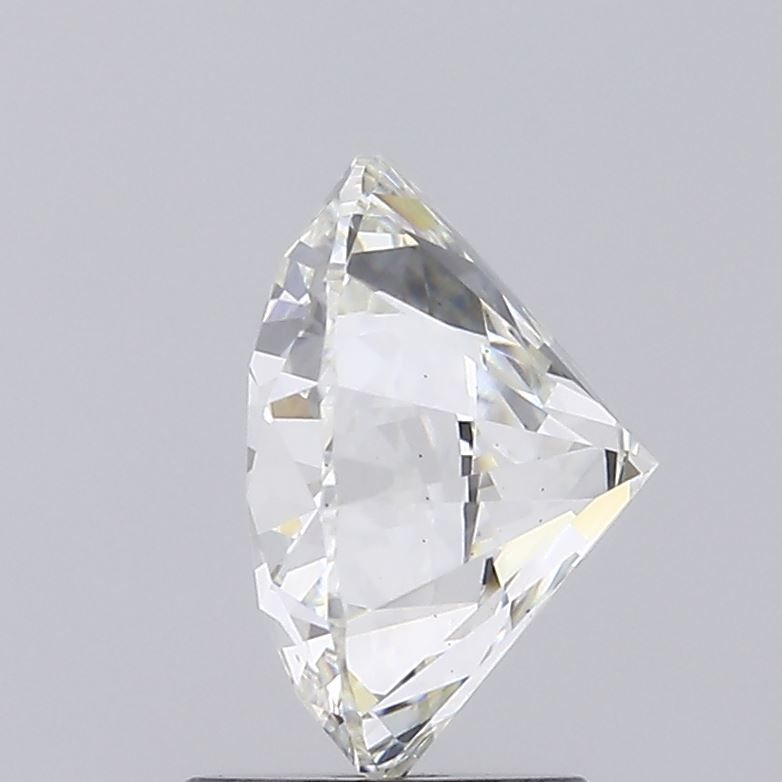 2.66 Carat Round Lab Diamond with  Cut Diamond in 14KT  view 1
