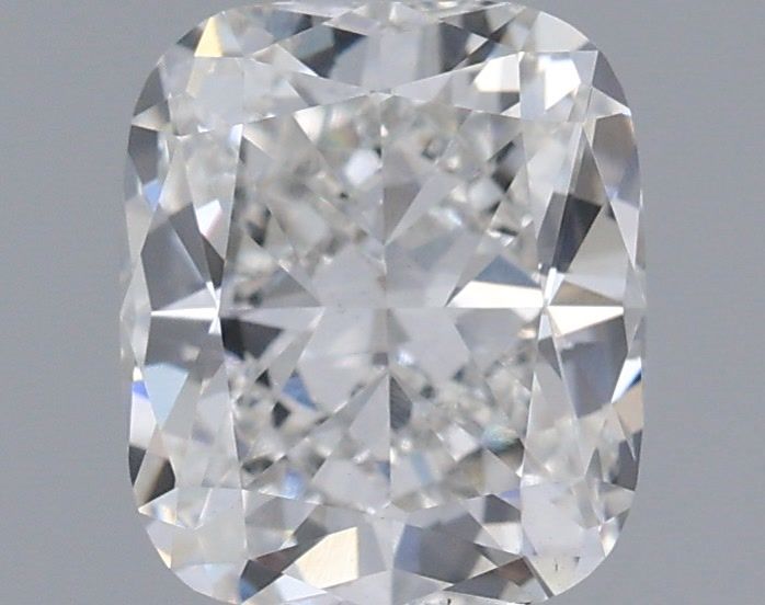 1.02 Carat Cushion Lab Diamond with  Cut Diamond in 14KT  view 1
