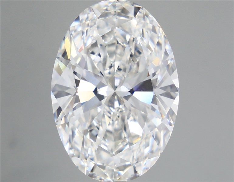 1.71 Carat Oval Lab Diamond with  Cut Diamond in 14KT  view 1

