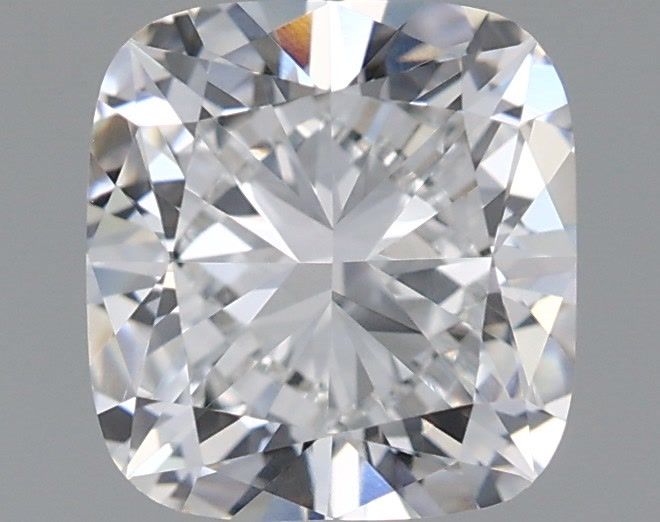 2.21 Carat Cushion Lab Diamond with  Cut Diamond in 14KT  view 1
