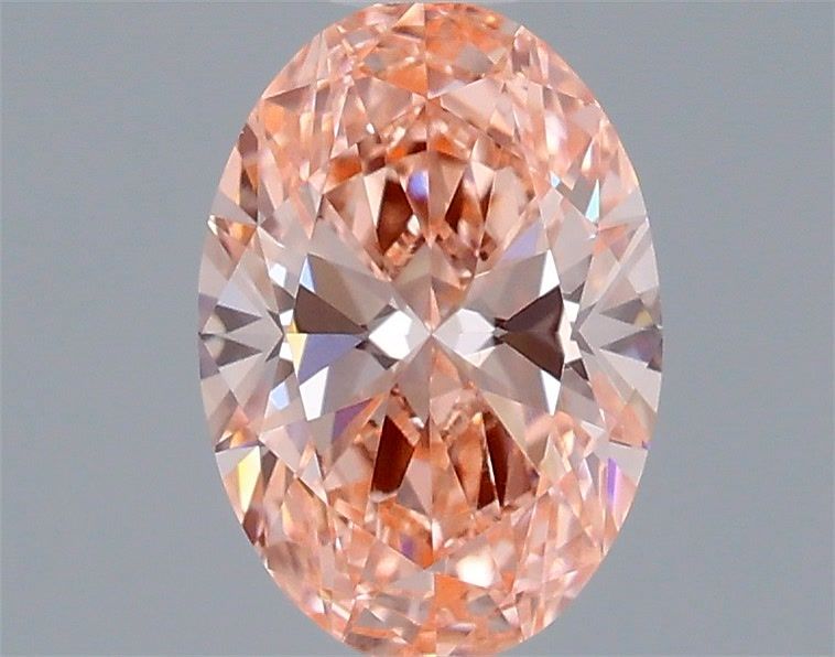 1.05 Carat Oval Lab Diamond with  Cut Diamond in 14KT  view 1
