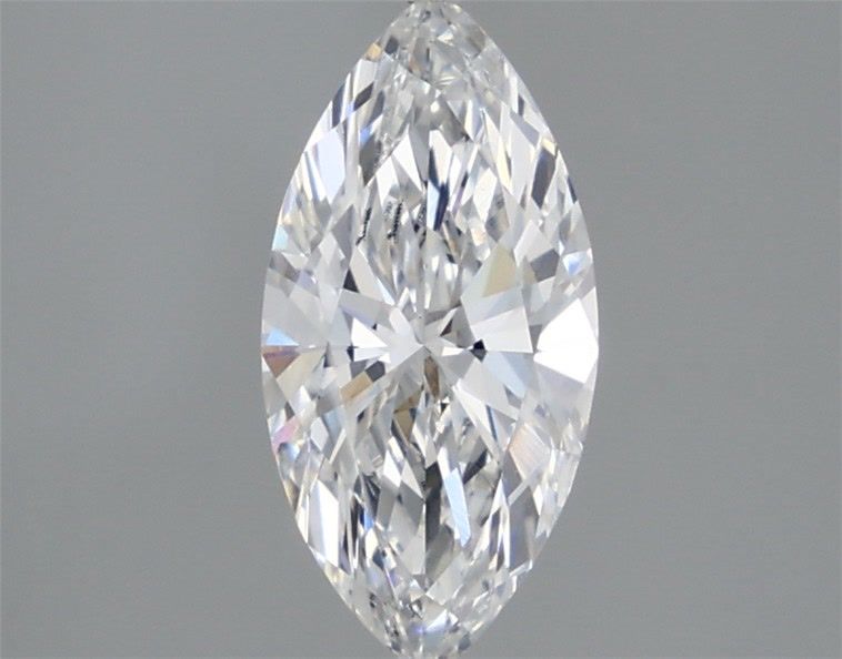 0.33 Carat Marquise Lab Diamond with  Cut Diamond in 14KT  view 1
