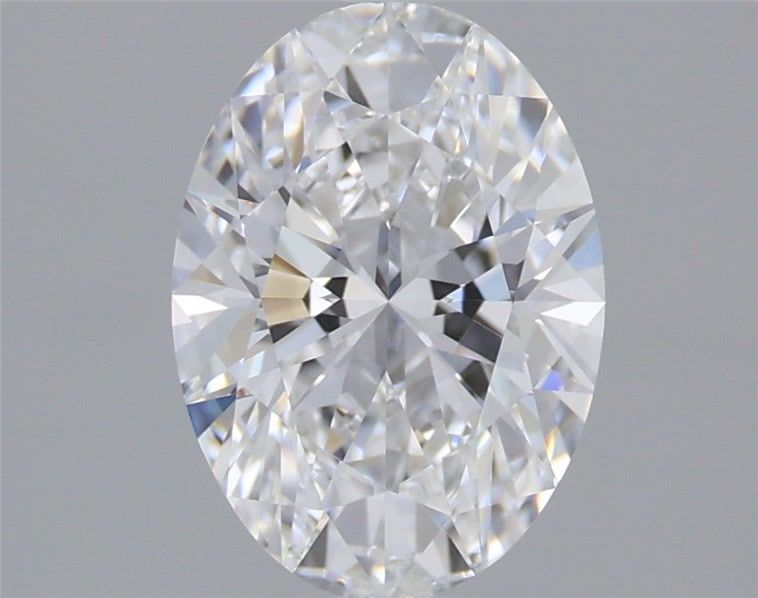 3.07 Carat Oval Lab Diamond with  Cut Diamond in 14KT  view 1

