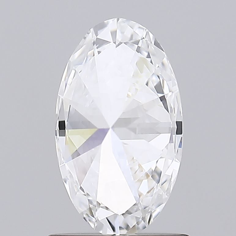 0.94 Carat Oval Lab Diamond with  Cut Diamond in 14KT  view 1
