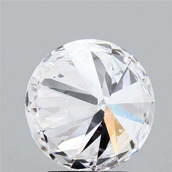 3.29 Carat Round Lab Diamond with  Cut Diamond in 14KT  view 1
