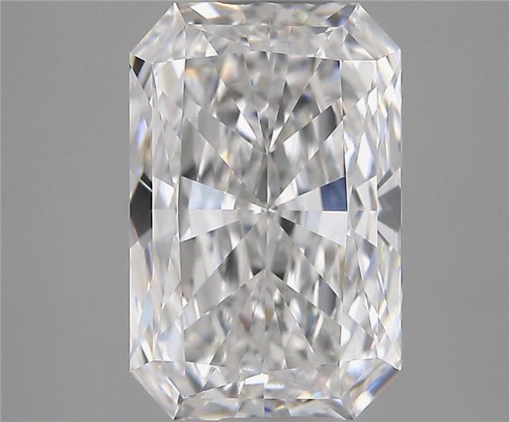 2.02 Carat Radiant Lab Diamond with  Cut Diamond in 14KT  view 1
