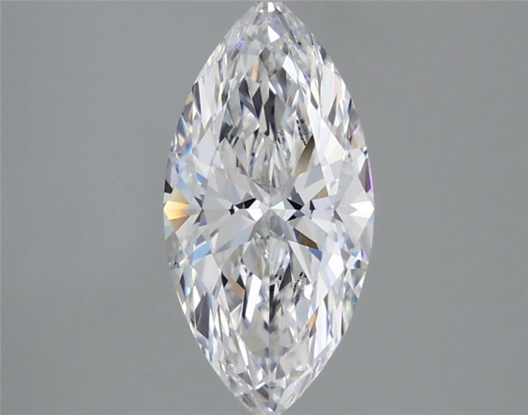 0.73 Carat Marquise Lab Diamond with  Cut Diamond in 14KT  view 1
