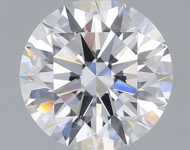 1.09 Carat Round Lab Diamond & 1.09 Carat Round Lab Diamond with  Cut Diamond in 14KT  view 1
