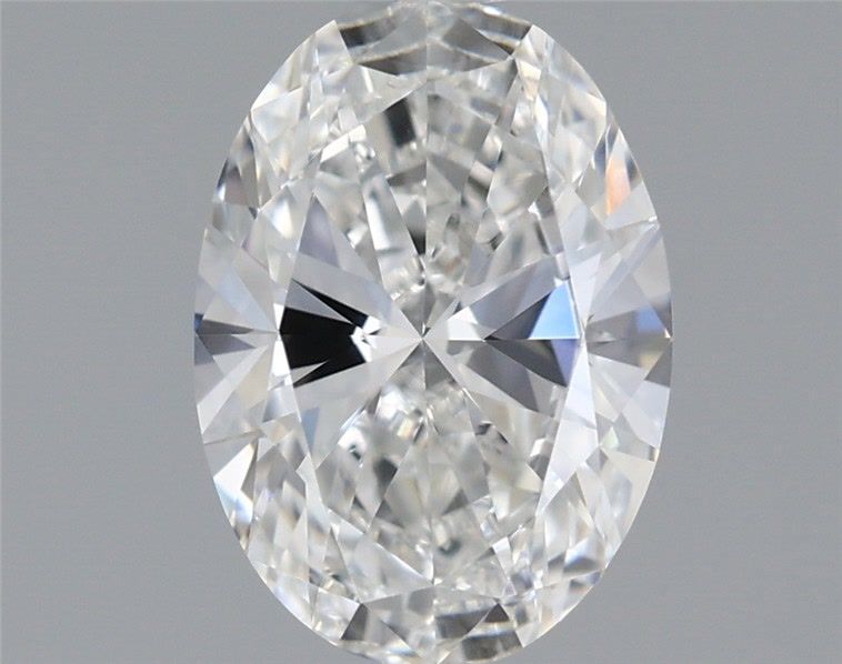 2.51 Carat Oval Lab Diamond with  Cut Diamond in 14KT  view 1
