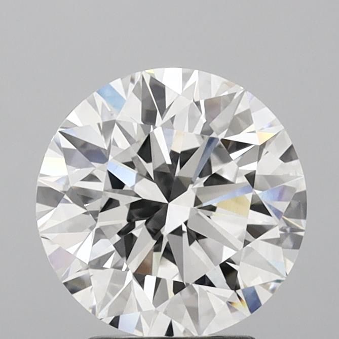3.08 Carat Round Lab Diamond with  Cut Diamond in 14KT  view 1
