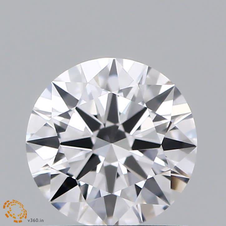 0.74 Carat Round Natural Diamond with  Cut Diamond in 14KT  view 1
