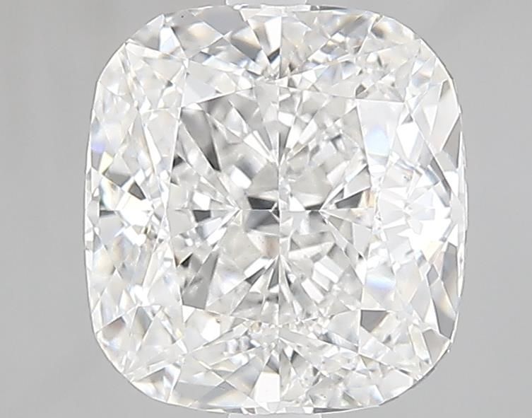 3.0 Carat Cushion Lab Diamond with  Cut Diamond in 14KT  view 1
