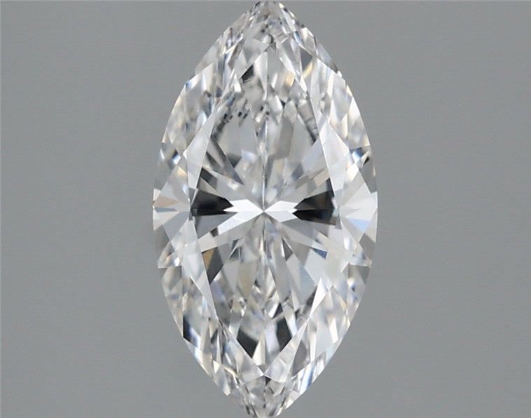1.3 Carat Marquise Lab Diamond with  Cut Diamond in 14KT  view 1
