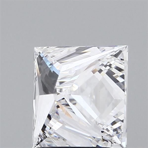 1.7 Carat Princess Natural Diamond with  Cut Diamond in 14KT  view 1
