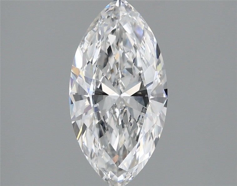 1.3 Carat Marquise Lab Diamond with  Cut Diamond in 14KT  view 1
