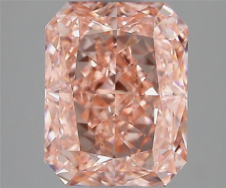 2.71 Carat Radiant Lab Diamond with  Cut Diamond in 14KT  view 1
