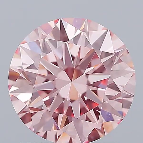 1.51 Carat Round Lab Diamond with  Cut Diamond in 14KT  view 1
