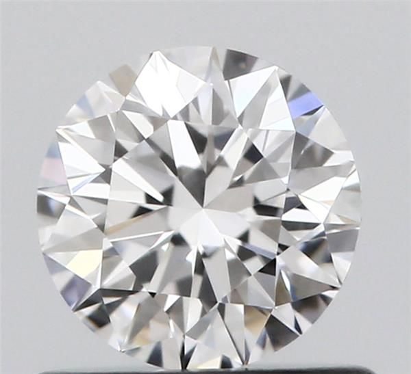 0.57 Carat Round Natural Diamond with  Cut Diamond in 14KT  view 1
