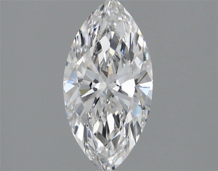 0.33 Carat Marquise Lab Diamond with  Cut Diamond in 14KT  view 1
