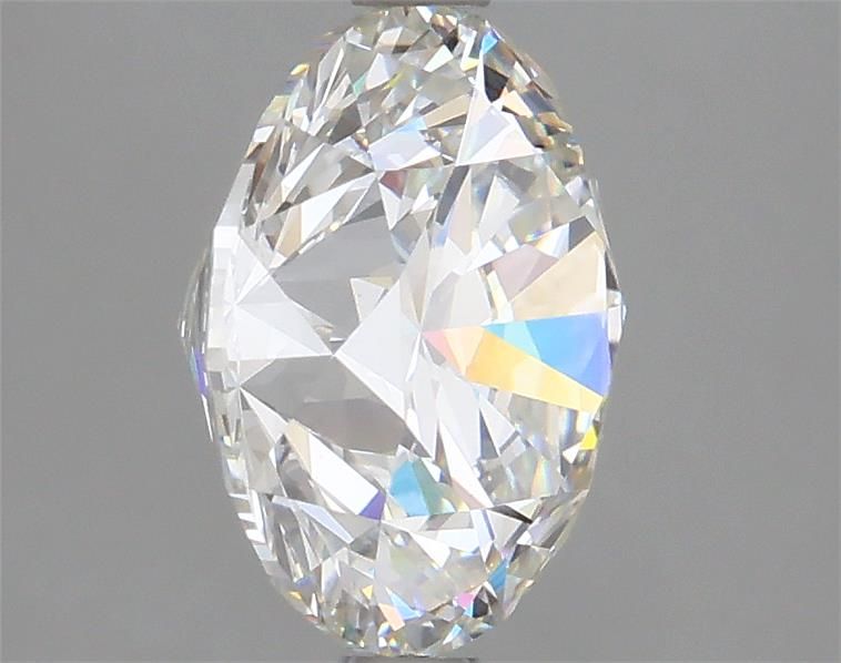 3.29 Carat Round Lab Diamond & 3.28 Carat Round Lab Diamond with  Cut Diamond in 14KT  view 1

