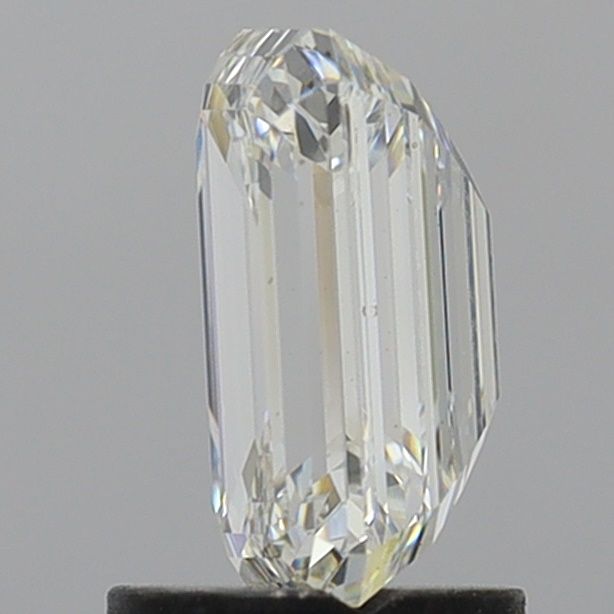 1.9 Carat Emerald Lab Diamond with  Cut Diamond in 14KT  view 1
