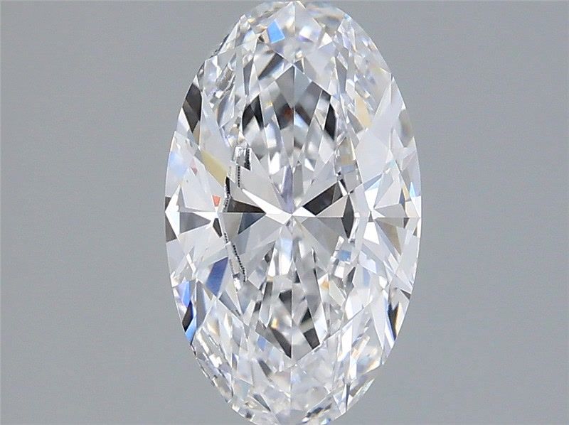 1.52 Carat Oval Lab Diamond with  Cut Diamond in 14KT  view 1

