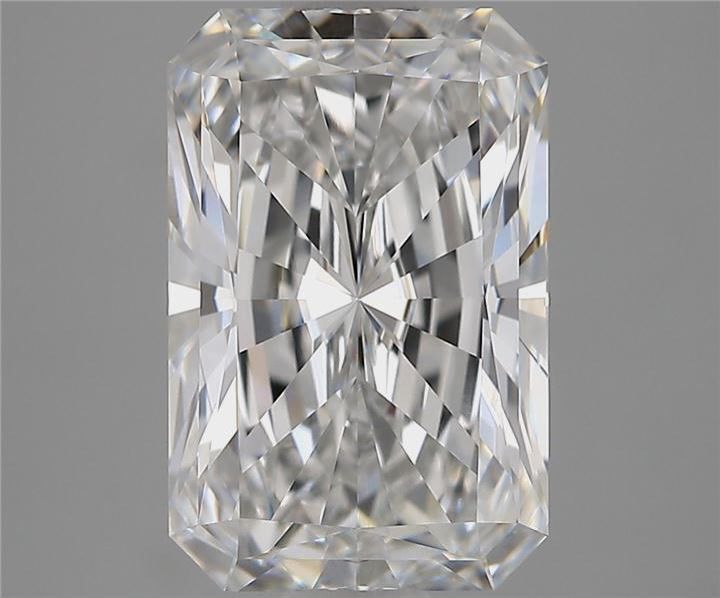 2.6 Carat Radiant Lab Diamond with  Cut Diamond in 14KT  view 1
