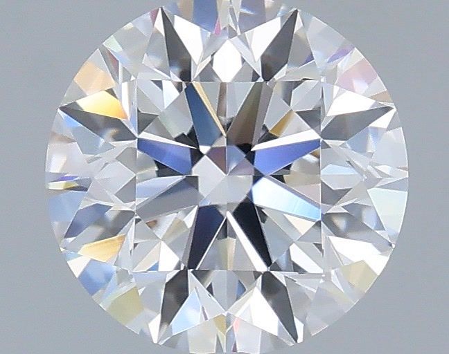 1.44 Carat Round Lab Diamond with  Cut Diamond in 14KT  view 1
