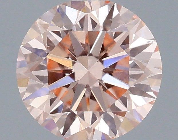 0.43 Carat Round Lab Diamond with  Cut Diamond in 14KT  view 1
