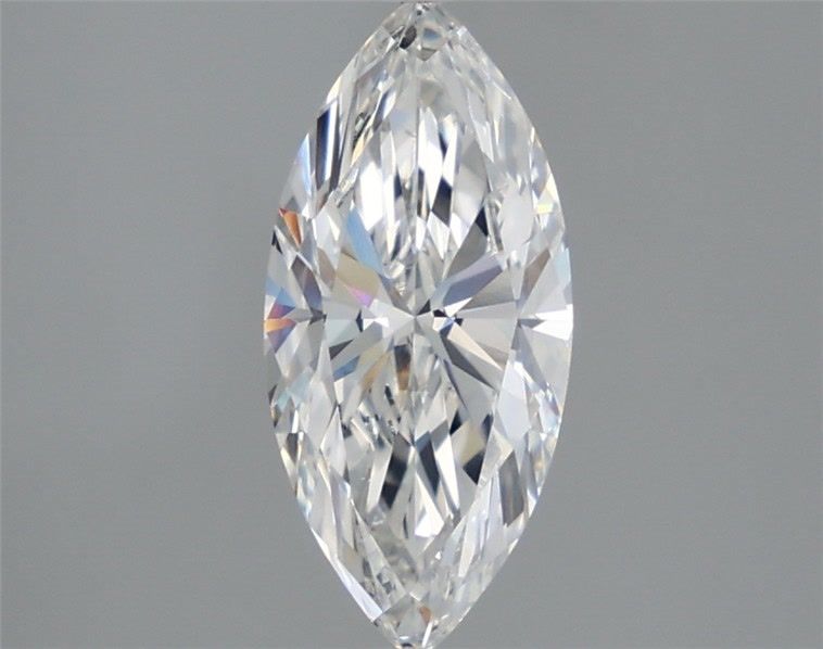 2.01 Carat Marquise Lab Diamond with  Cut Diamond in 14KT  view 1
