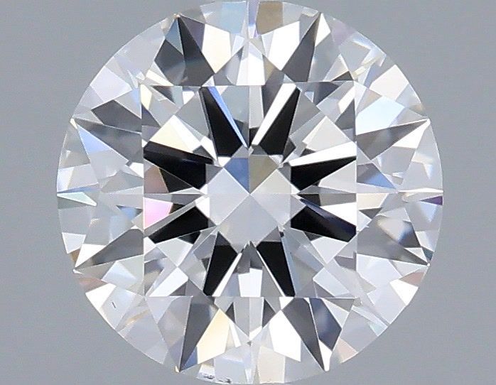 1.41 Carat Round Lab Diamond with  Cut Diamond in 14KT  view 1
