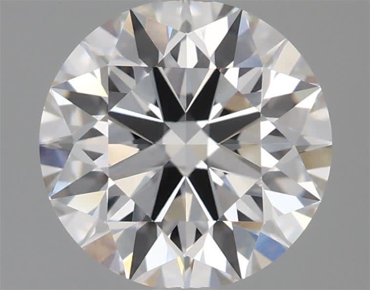 2.0 Carat Round Lab Diamond with  Cut Diamond in 14KT  view 1

