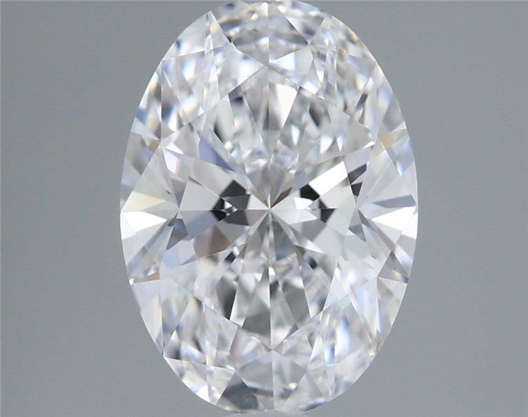 1.65 Carat Oval Lab Diamond with  Cut Diamond in 14KT  view 1
