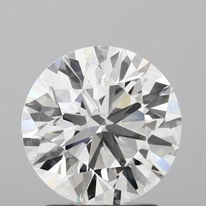 2.8 Carat Round Lab Diamond with  Cut Diamond in 14KT  view 1
