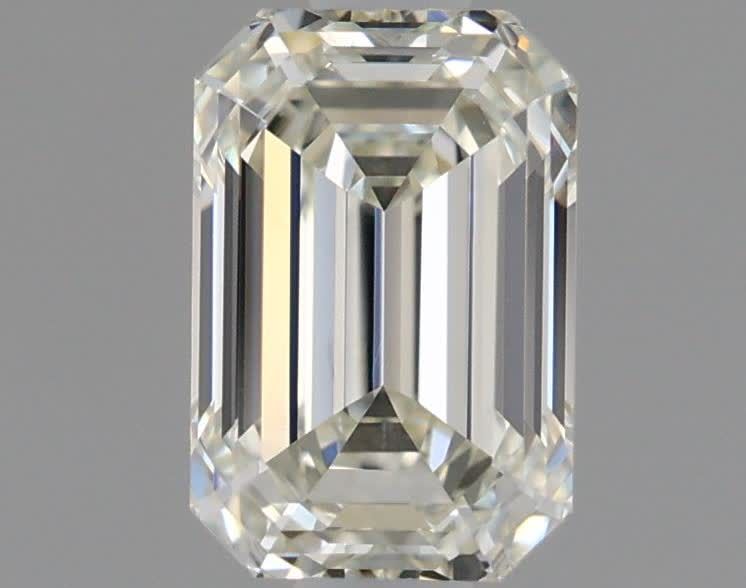 1.02 Carat Emerald Natural Diamond with  Cut Diamond in 14KT  view 1

