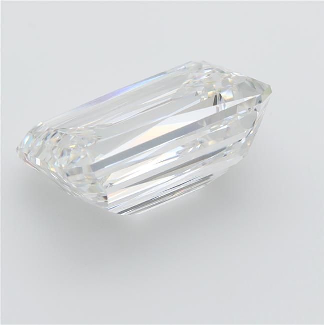 5.25 Carat Radiant Lab Diamond with  Cut Diamond in 14KT  view 1
