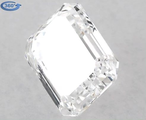 0.92 Carat Emerald Natural Diamond with  Cut Diamond in 14KT  view 1

