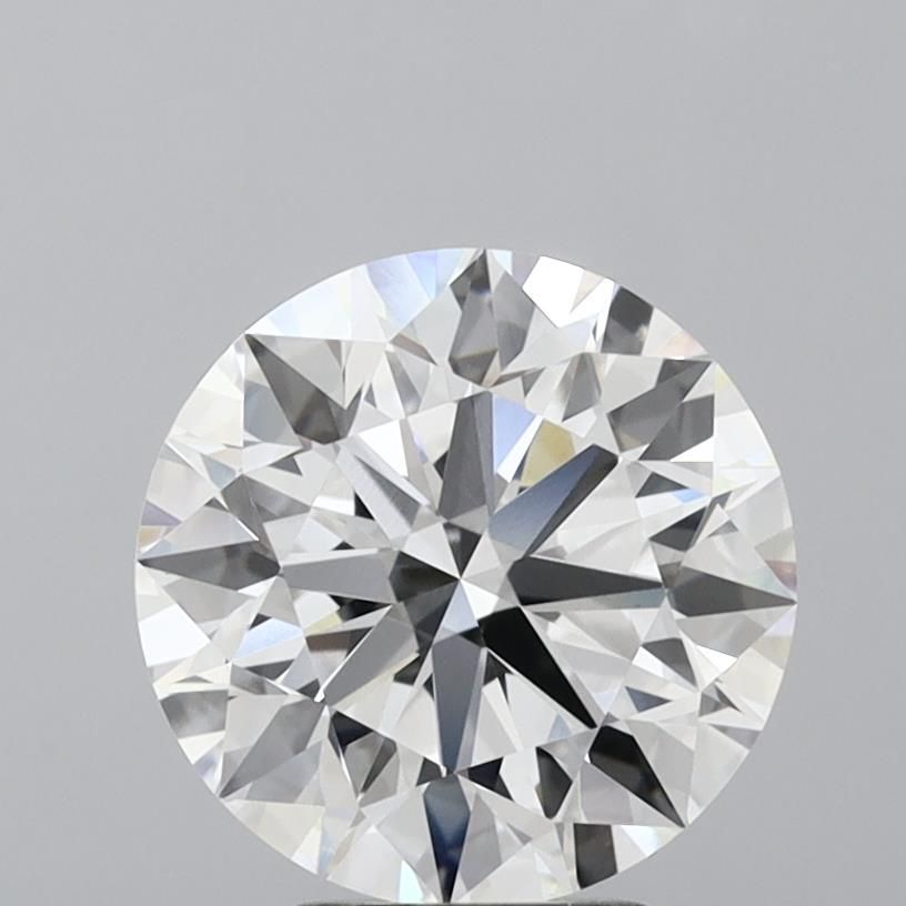 4.1 Carat Round Lab Diamond with  Cut Diamond in 14KT  view 1
