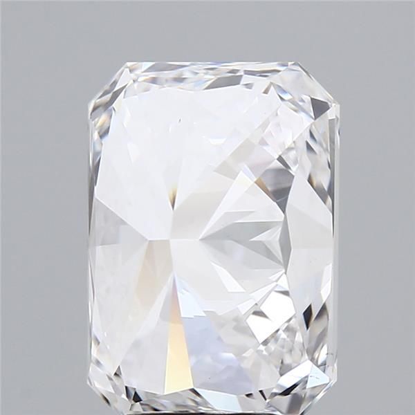 4.02 Carat Radiant Lab Diamond with  Cut Diamond in 14KT  view 1
