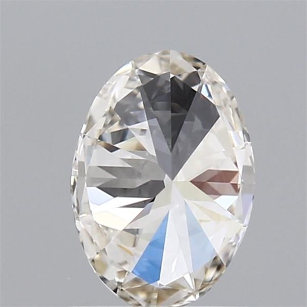 1.0 Carat Oval Natural Diamond with  Cut Diamond in 14KT  view 1
