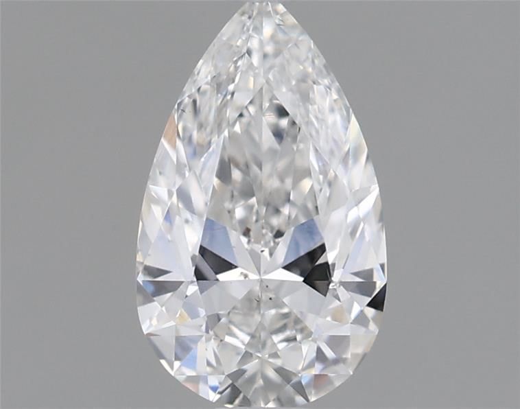 0.78 Carat Pear Natural Diamond with  Cut Diamond in 14KT  view 1
