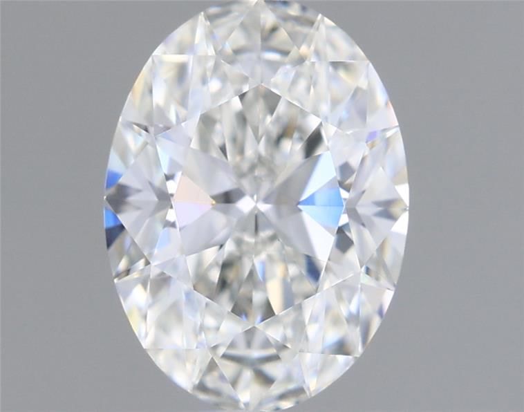 0.81 Carat Oval Natural Diamond with  Cut Diamond in 14KT  view 1
