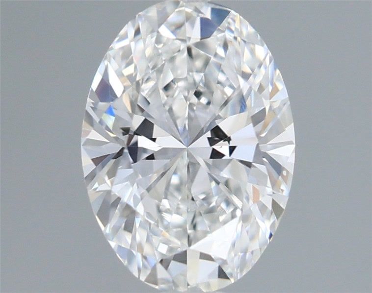 2.14 Carat Oval Lab Diamond with  Cut Diamond in 14KT  view 1
