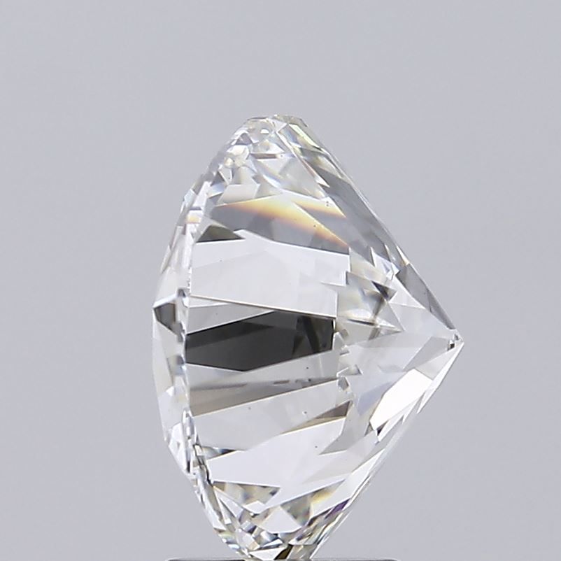 5.51 Carat Round Lab Diamond with  Cut Diamond in 14KT  view 1
