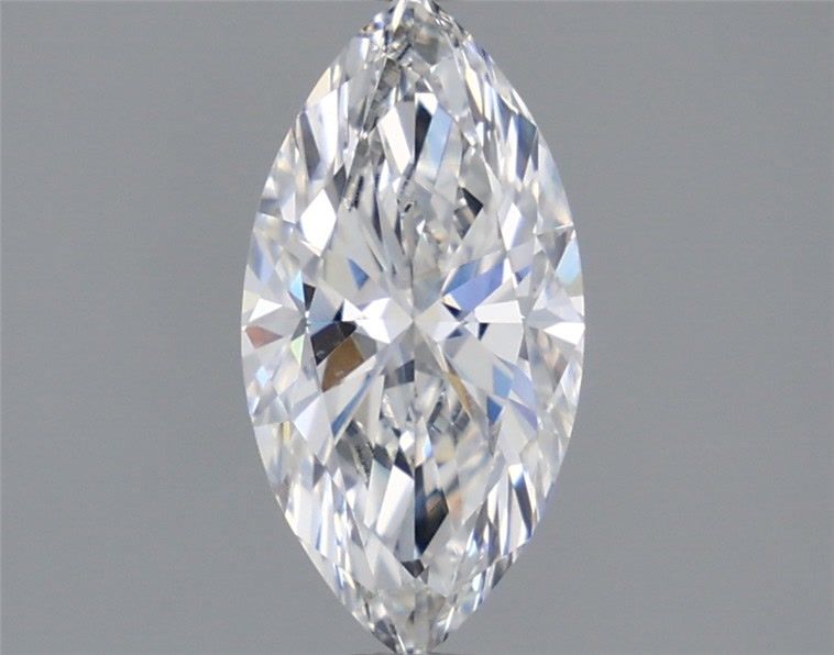 1.4 Carat Marquise Lab Diamond with  Cut Diamond in 14KT  view 1
